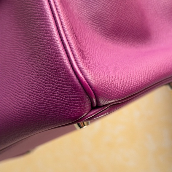 Hermes Birkin 35 Epsom Anemone Bag PHW - Picture 6 of 16